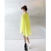 TE9275YBF Personality overhang elegant chiffon dress