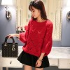 TE9321YJZJ Korean fashion loose batwing sleeve pullover sweater