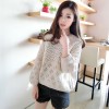 TE9322YJZJ Peppy style hollow out sweet pullover sweater