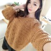 TE9322YJZJ Peppy style hollow out sweet pullover sweater