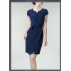 TE99008HES High quality OL temperament silk dress