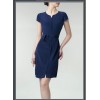 TE99008HES High quality OL temperament silk dress