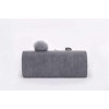 PBB8478 Vintage fashion fluff ball pendant handbag