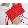 PBB8486 Fashion rivet sewing thread checks clutch bag