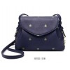 PBB8488 Japanese fashion print trendy rivet messenger bag