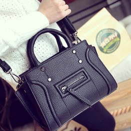 PBB8491 New style smile face fashion rivet simple handbag