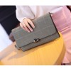 PBB8497 Wholesale stone checks pattern clutch bag