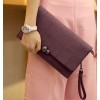 PBB8497 Wholesale stone checks pattern clutch bag