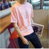 TE1629DYK Summer teenager simple casual rocket pattern t-shirt