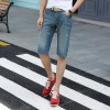TE303ZSS Korean style trendy casual half long mens jeans