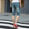 TE303ZSS Korean style trendy casual half long mens jeans