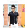 TE3708KDF Korean fashion mens stand collar t-shirt