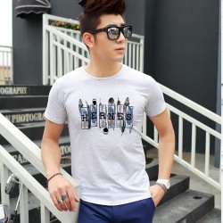 TE5808JXS Japanese fashion letters print mens t-shirt