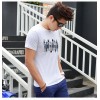 TE5808JXS Japanese fashion letters print mens t-shirt