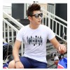 TE5808JXS Japanese fashion letters print mens t-shirt