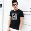 TE5809JXS Korean fashion trendy cartoon print mens t-shirt