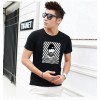 TE5809JXS Korean fashion trendy cartoon print mens t-shirt