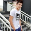 TE5809JXS Korean fashion trendy cartoon print mens t-shirt