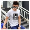 TE5809JXS Korean fashion trendy cartoon print mens t-shirt