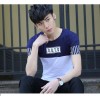 TE6016KDF Summer casual color matching mens t-shirt