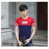 TE6016KDF Summer casual color matching mens t-shirt