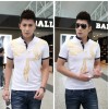 TE9117KDF Chinese style tattoo dragon pattern mens t-shirt