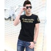 TE9134KDF Chinese style gilding tight head pattern mens t-shirt