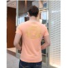 TE9134KDF Chinese style gilding tight head pattern mens t-shirt