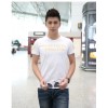 TE9134KDF Chinese style gilding tight head pattern mens t-shirt