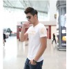 TE9134KDF Chinese style gilding tight head pattern mens t-shirt