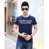 TE9134KDF Chinese style gilding tight head pattern mens t-shirt