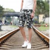 TE702LDZ Summer camouflage casual beach fifth pants