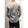 TEC210WLHY Stripes slim trendy men long sleeve shirt