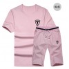 TED128SBL New style v neck lovers short sleeve tracksuit
