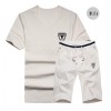 TED128SBL New style v neck lovers short sleeve tracksuit