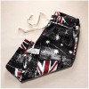 TEK516WLHY Nostalgia Union Jack print half long men beach shorts