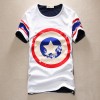 TET318WLHY Hot sale captain America short sleeve men t-shirt