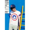 TET318WLHY Hot sale captain America short sleeve men t-shirt