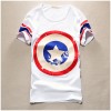 TET318WLHY Hot sale captain America short sleeve men t-shirt