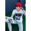 TET340WLHY Hot sale cartoon print short sleeve men t-shirt