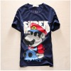 TET340WLHY Hot sale cartoon print short sleeve men t-shirt