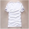 TET353WLHY Japanese cartoon applique slim men t-shirt
