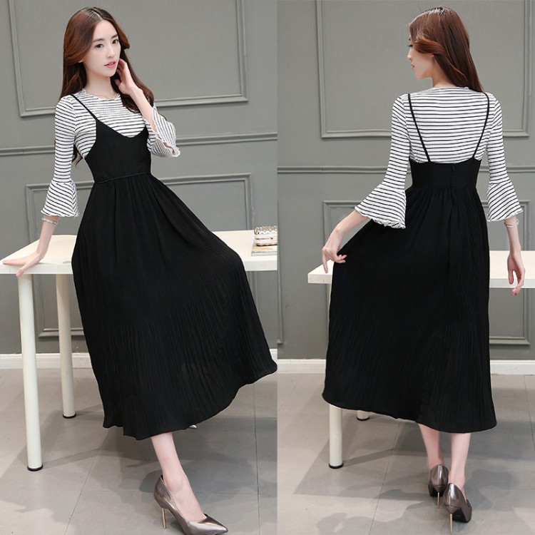 shirt under dress korean