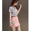 TE8822JDYJ Fashion shivering bowtie tops with skirt