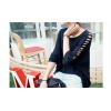 TE9911WJYS Modal loose large size off shoulder round neck t-shirt