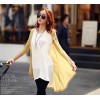 TE1452GJWL Casual comfortable irregular splicing long t-shirt