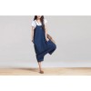 TE1309GJWL Casual fashion loose two way wear suspender denim pantskirt