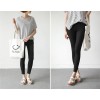 TE1312GJWL Casual loose joker irregular stripes long t-shirt