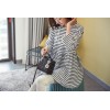 TE3104YZS Korean style stripes loose backless hollow out A-line maternity dress