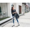 TE6423YZS Loose large size batwing sleeve backless sexy irregular t-shirt